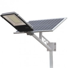 Solar Φωτιστικό Δρόμου 100W SMD με Φωτοβολταϊκό πάνελ & Μπαταρία σε Ψυχρό Φως Στεγανό IP65